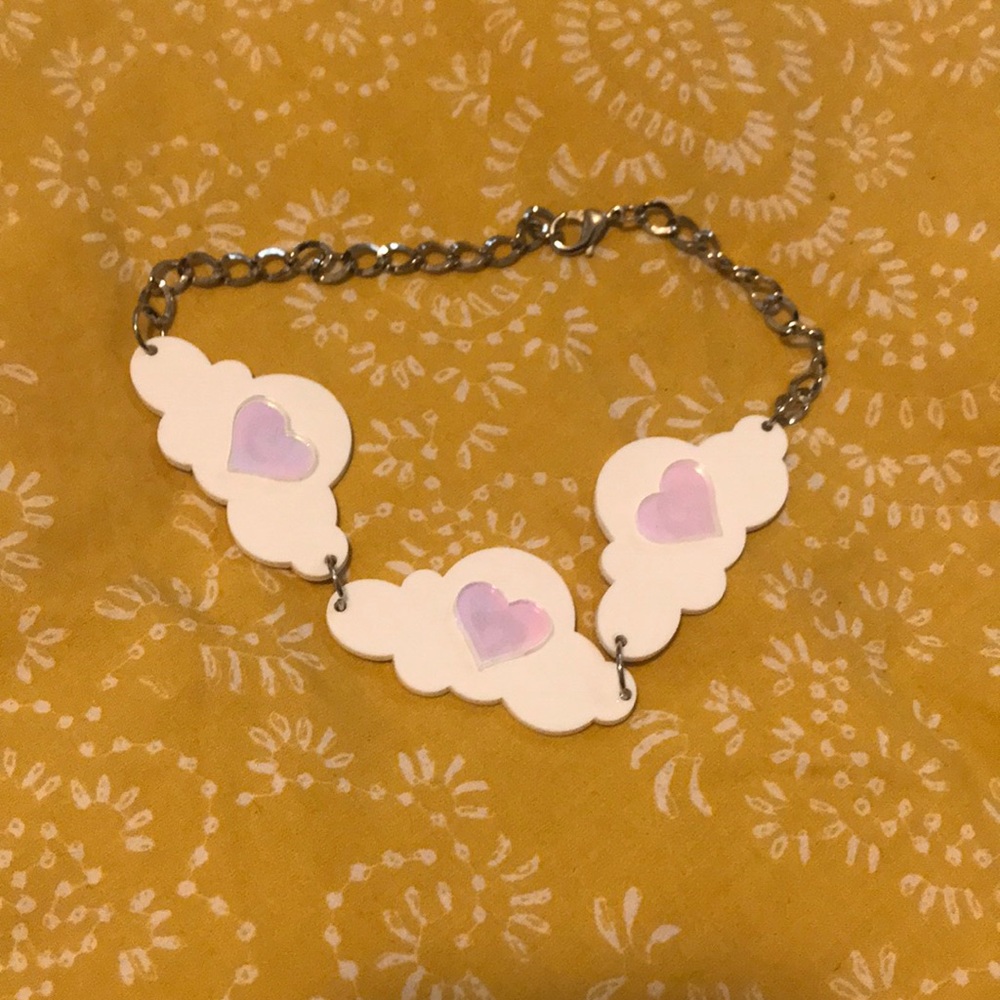 Marina Fini cloud heart choker